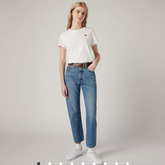Levi's Denim - NWT Levi's Premium 501 Original Cropped Women's Jeans 32x36 Size 14